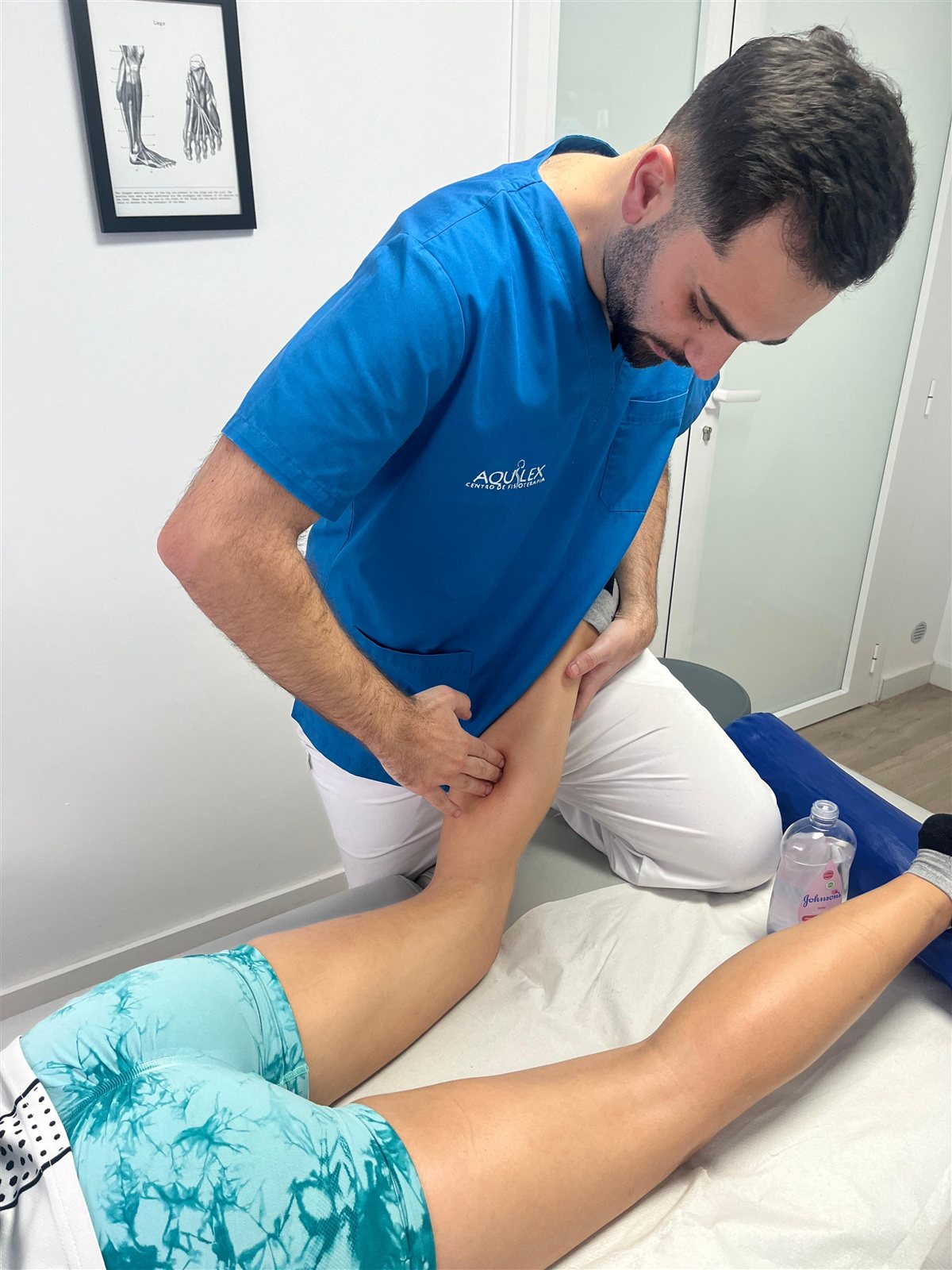 Sesión de terapia manual